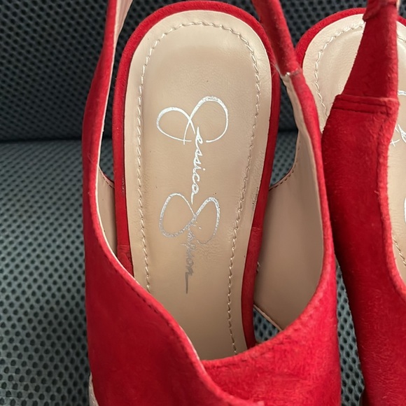 Jessica Simpson color block heels 👠 - Picture 2 of 9